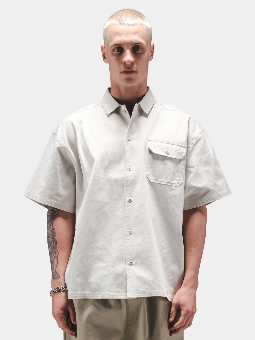 Рубашка прямая Alpha Industries белый