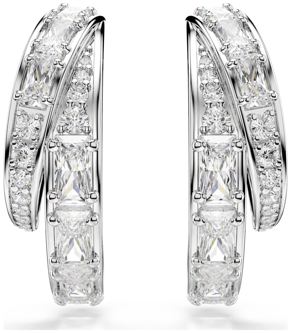 Серьги Swarovski бижутерный сплав, кристаллы Swarovski