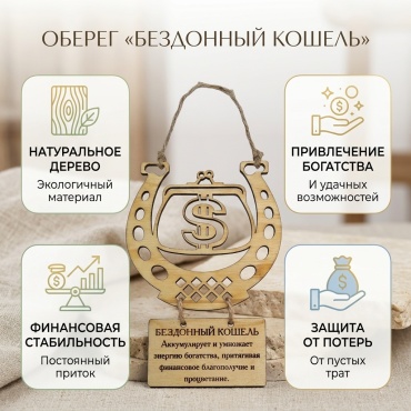 Оберег для дома "Бездонный кошель"