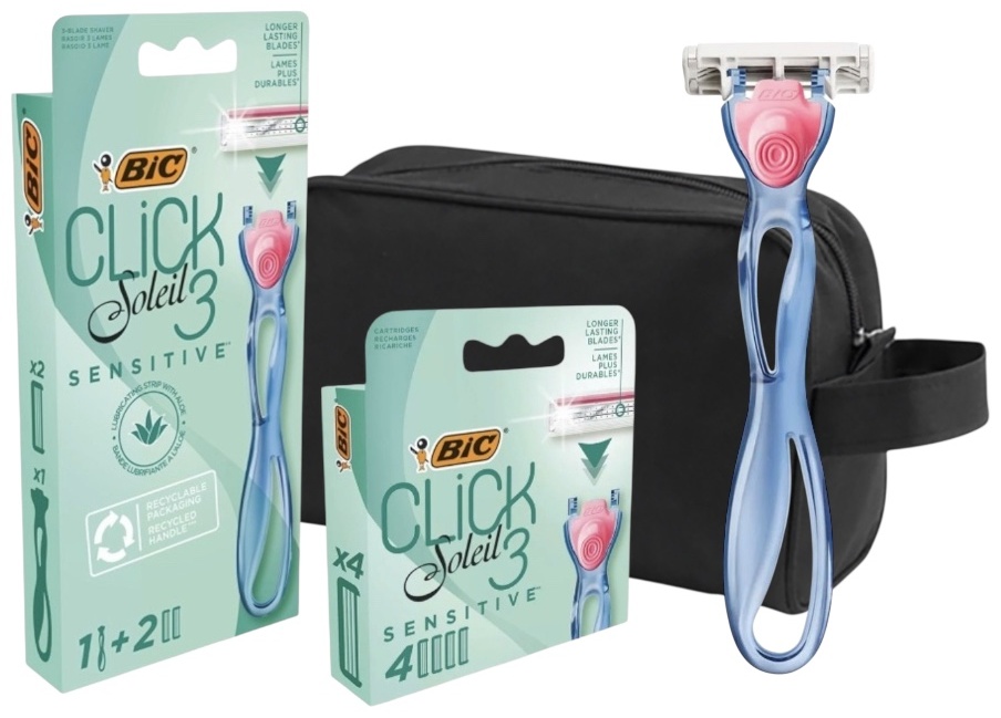 Bic Click Soleil 3 Sensitive бритвенный станок 1 шт + сменные кассеты 6 шт