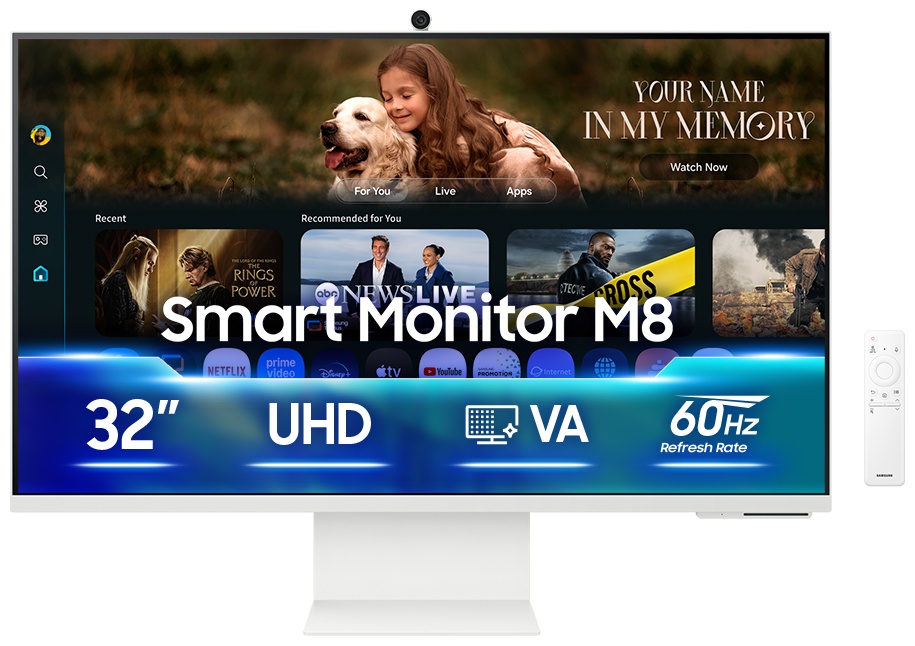 Монитор 32" Samsung LS32FM803UIXCI белый
