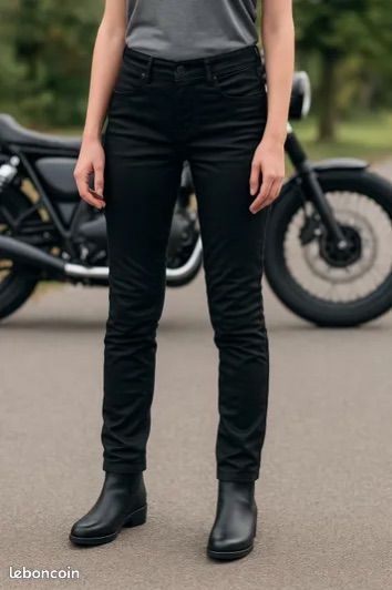 Мотоштаны JOHN DOE Betty Jeggings черный 28