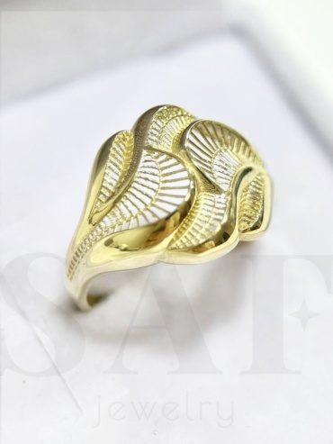 SAF jewelry 0001539 размер 18.5 вес 1.93 г золото, без вставок