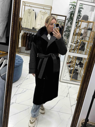 Дубленка DONNA BACCONI черный