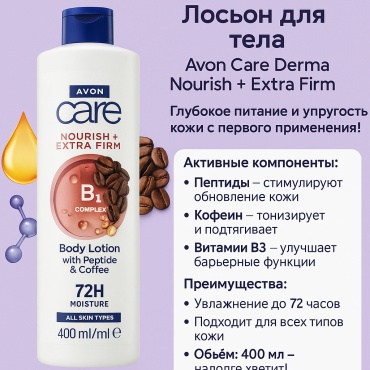Avon Care Derma лосьон для тела 400 мл