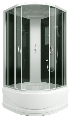 Душевая кабина ERLIT ER3510TP-C4-RUS (GRAY), 215х100 см, высокий поддон