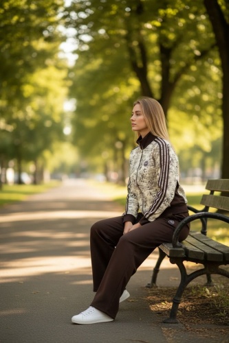 Костюм повседневный FASHION коричневый
