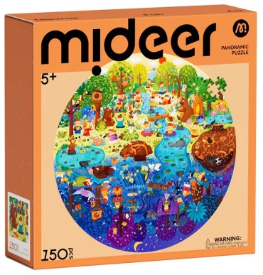 Mideer Panoramic Puzzle – A Day in the Forest