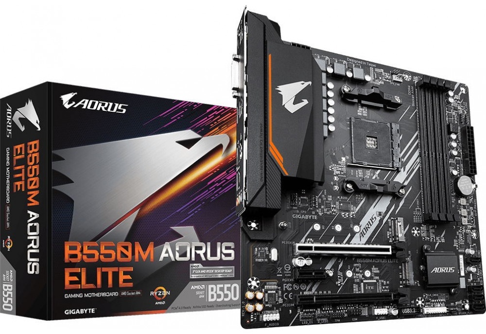 Материнская плата GIGABYTE GIGABYTE B550M AORUS ELITE