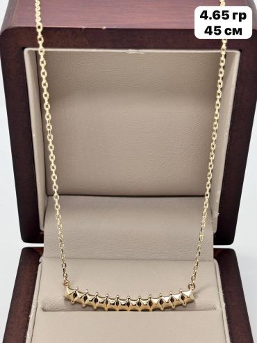 DARI GOLD 0838 длина 45 см, вес 4.65 г золото, плетение якорное