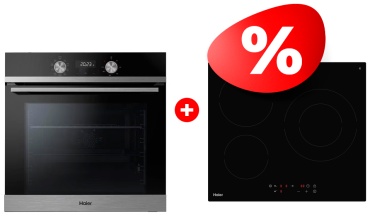 Haier HOQ-K5AAN3BX + Haier HHK-C63NDB черный