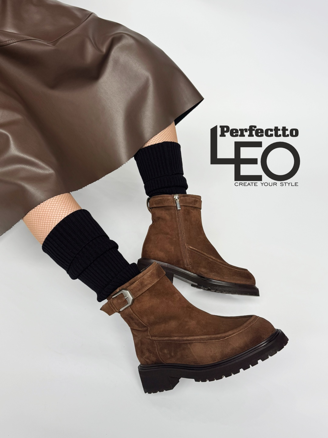 Ботинки LEO светло-коричневый