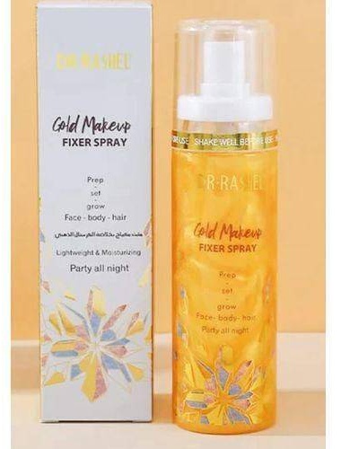 Dr. Rashel Gold Makeup Fixer Spray — многофункциональный спрей-фиксатор, золото фиксатор макияжа для лица 100 мл