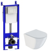 УКЛАД унитаз с инсталляцией Alba, санфарфор