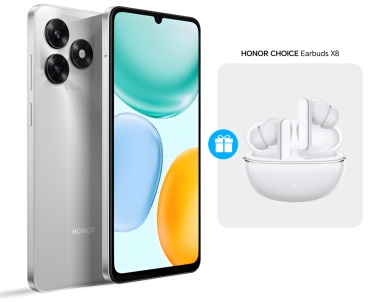 HONOR X5c 4 ГБ/64 ГБ серебристый + подарок