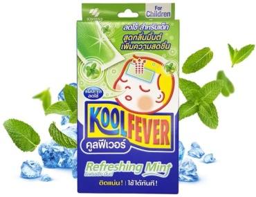 KoolFever Жаропонижающий Обезболивающий для детей освежающая мята пластырь 2 шт
