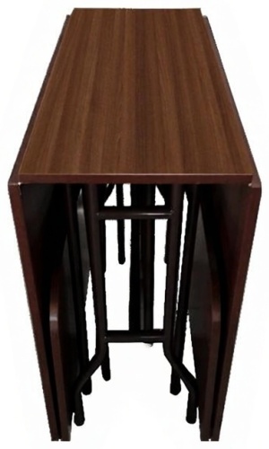 Стол-книжка 1mebel 2906, 180х90x78 см, ЛДСП, коричневый