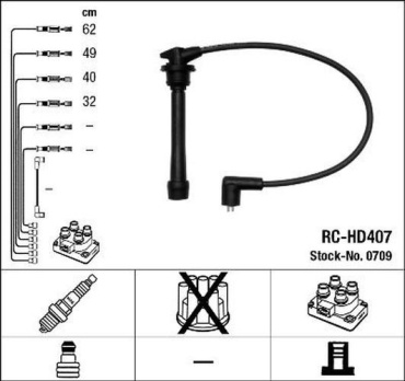 Свечные провода NGK 0709