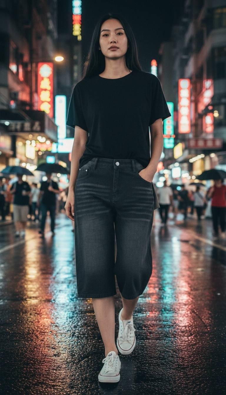 Бермуды FASHION графит, темно-серый
