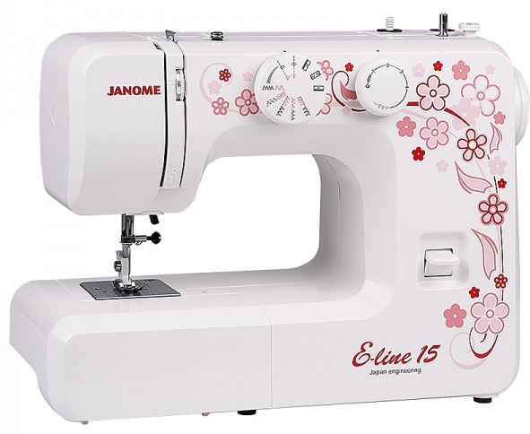 Швейная машина Janome E-Line 15 розовый