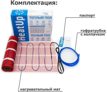 HeatUp нагревательный мат 450 Вт, обогрев до 3 кв. м