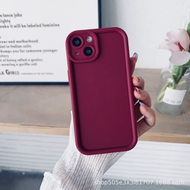 Чехол для Apple iPhone 13 бордовый
