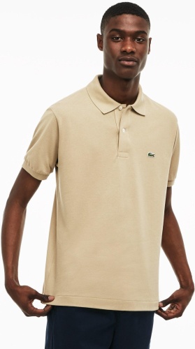 Поло LACOSTE бежевый