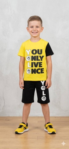 Комплект Kids wear черный, желтый