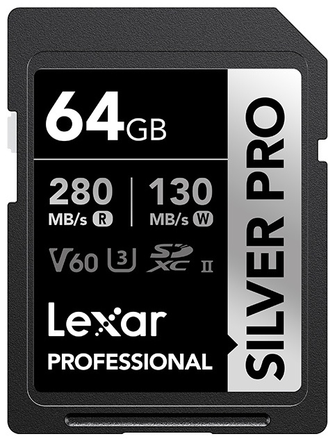 Карта памяти Lexar Secure Digital XC SILVER PRO LSDSIPR064G-BNNNG 64 Гб