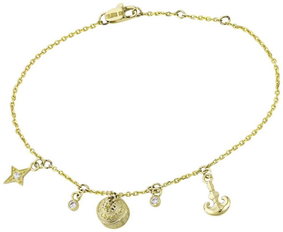 Lucente BRA-LU-585-7931528-18 длина 18 см, вес 1.94 г золото, плетение фантазийное