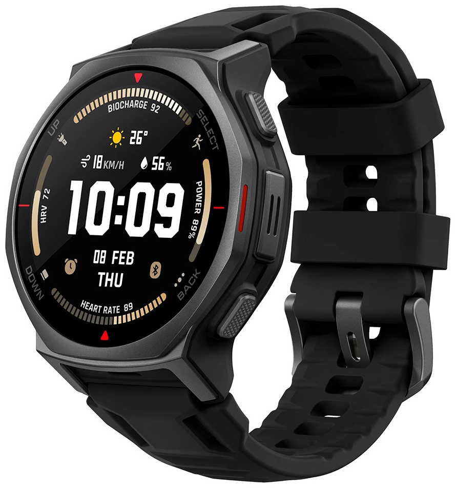 Смарт-часы Amazfit T-Rex 3 Pro 44 мм черный-черный