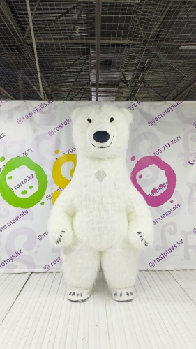 Карнавальный костюм Костюм Надувной костюм Мишка Умка для аниматора Rosto.kz бежевый
