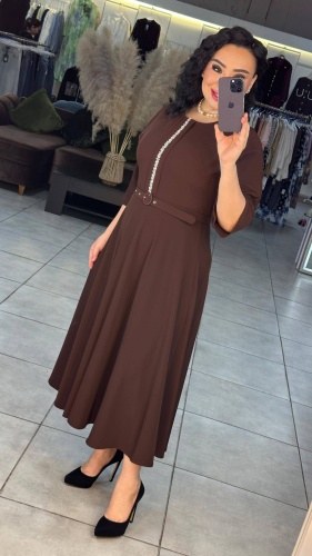 Вечернее платье A&A style коричневый