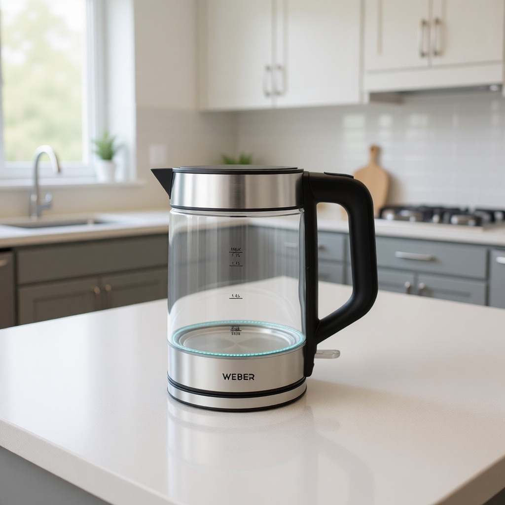 Электрочайник Weber KEGS1706 серебристый
