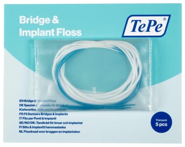 TePe Bridge Implant Floss флоссер 5 шт