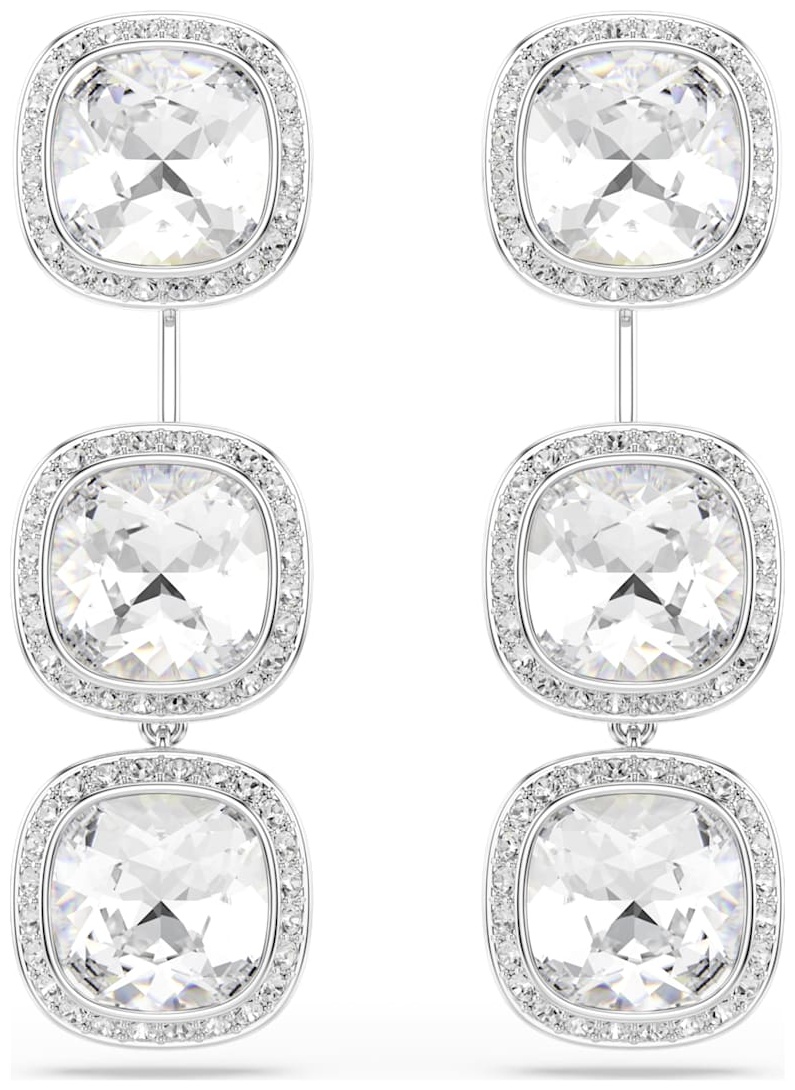 Серьги Swarovski бижутерный сплав, кристаллы Swarovski