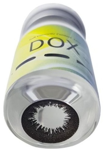 Контактные линзы DOX A106 Black (Черные) -3 кривизна 8.6 на год 2 шт