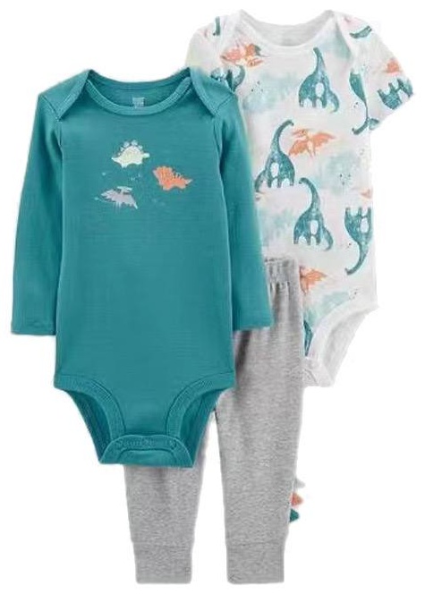 Комплект carters love белый, бирюзовый