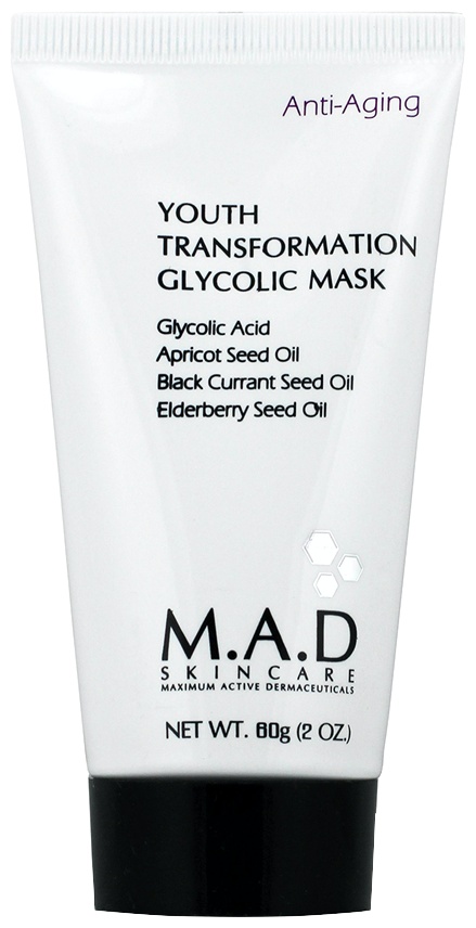 Маска для лица M.A.D. Skincare крем Anti-Aging Youth Transformation Glycolic 60 г