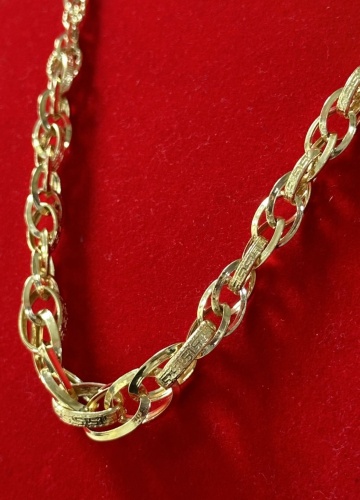 GOLD ZAMIRA Gold0906 длина 50 см, вес 10.9 г золото, плетение якорное