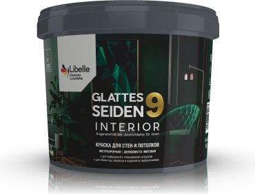 Libelle акриловая Glatteseiden 9 12 кг, белый цвет