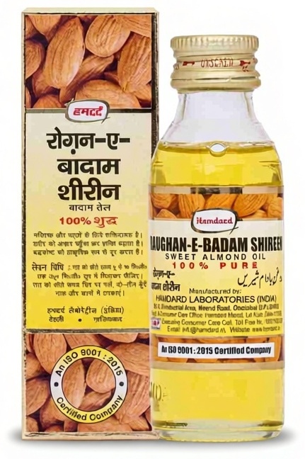 Hamdard натуральное масло Миндальное Рогхан Бадам Ширин миндаль 50 мл