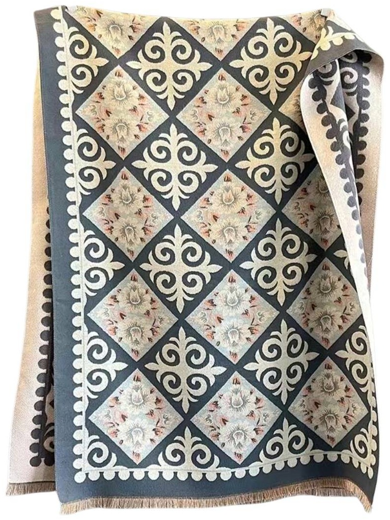 Палантин акрил, кашемир 185 x 65 см