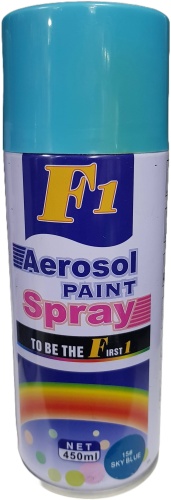 F1 краска PAINT тон голубой, 450 мл
