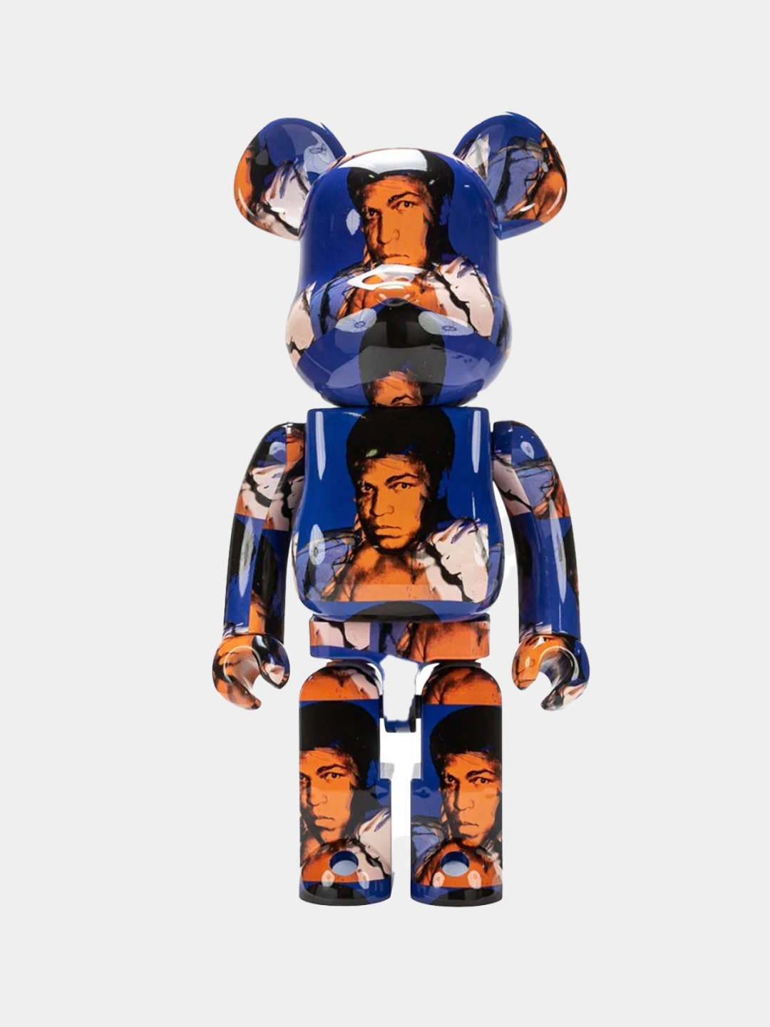 Bearbrick коллекционные модели Set Andy Warhol Muhammad Ali 28 см, пластик