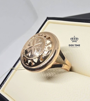 DOS TIME 546750255 размер 18.5 вес 2.6 г золото, без вставок