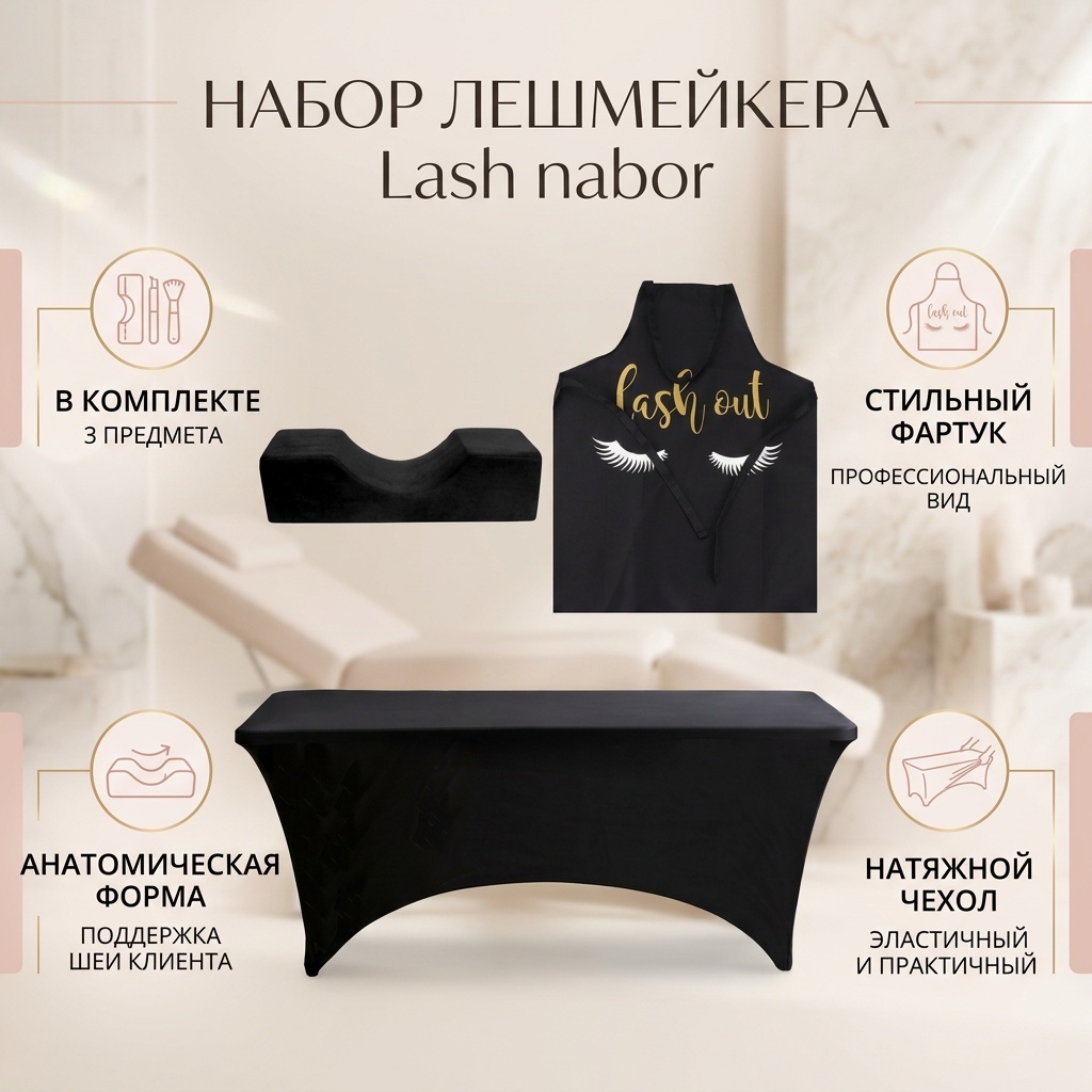 Подушка, фартук, чехол 3 шт