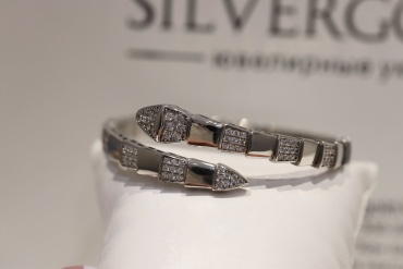 Ipekyolu Jewellery 671hslz длина 18 см, вес 9 г серебро, плетение отсутствует