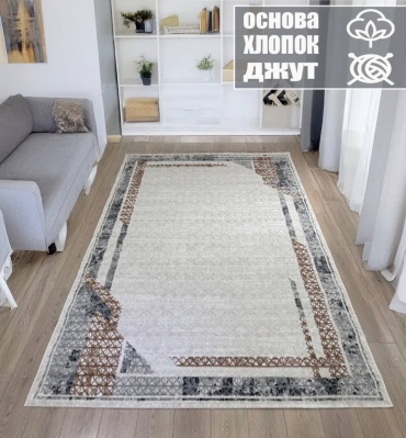 Ковер BAINUR 200x400 см, короткий ворс, Казахстан