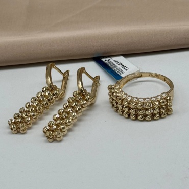 Ballerina Jewelry K778 размер 18.5 вес 8 г золото, без вставок